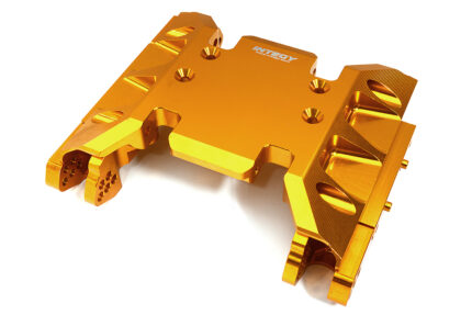 Billet Machined Center Transmission Gearbox Lower Mount for Axial SCX6 Crawler