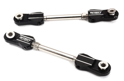 Billet Machined Rear Upper Suspension Linkages for Traxxas 1/10 Hoss 4X4 - Black