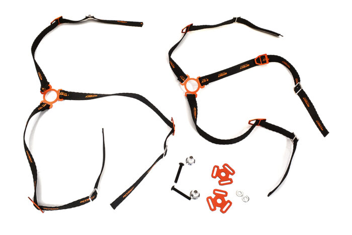 Realistic Spare Tire Straps w/ Mounts for Traxxas 1/7 Unlimited Desert Racer - Image 1