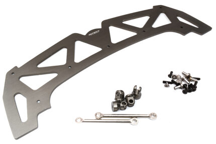Billet Machined Aluminum Front Splitter Plate for Arrma 1/7 Limitless - Grey