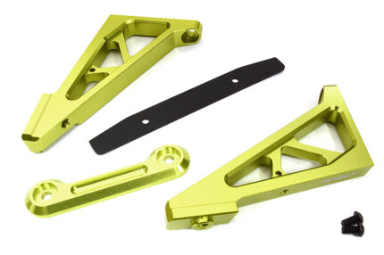 Green Billet Machined Wing Mount Set for Traxxas 1/8 Sledge 4WD Monster Truck