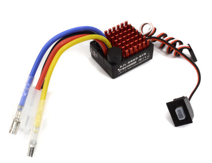 Brush Type ESC 60A Waterproof 2-3S for RC Car