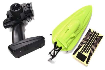 Mini Mono-Q Speed Boat 303mm w/ Motor, ESC and Controller ARTR Kit- Green
