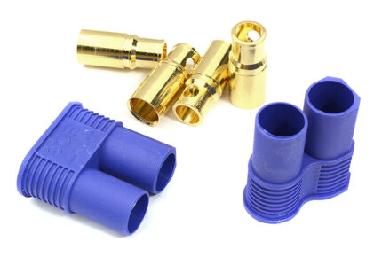 High Amperage EC8 Female Connectors, 2-Pack - Genuine, Durable Design