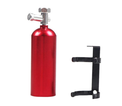 Realistic Alloy Machined 1/10 Scale Size Model Fire Extinguisher w/ Mount