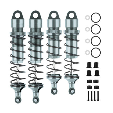 Gun Alloy Machined Shock Absorber Set (4) for Traxxas 1/8 Scale Sledge Buggy
