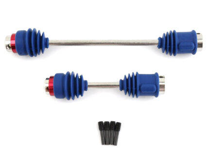 Alloy Machined Center Drive Shafts w Dust Boots for E-Maxx 3905