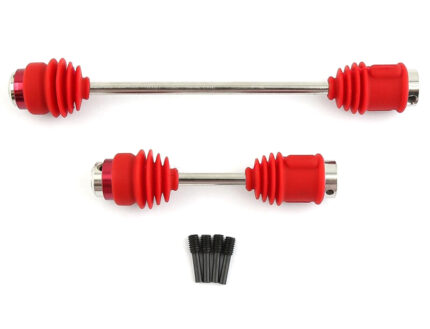 Alloy Machined Center Drive Shafts w Dust Boots for E-Maxx 3905