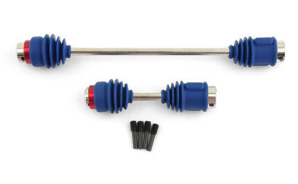 Alloy Machined Center Drive Shafts w/ Dust Boots for E-Revo 2.0 Brushless