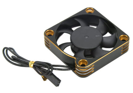 High Speed Brushless Cooling Fan 50x50mm w/ Machined Alloy Case