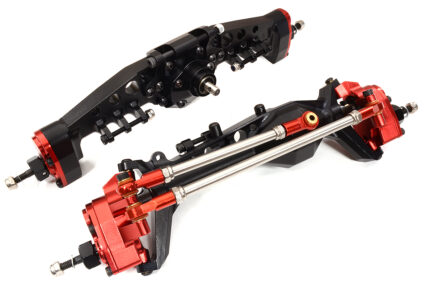 Alloy Machined Front & Rear Axles w/ Internals for Axial 1/10 SCX10 III