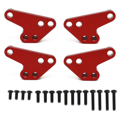 Alloy Machined Lower Shock Mount(4) Lift Kit for Traxxas 1/10 Maxx V2 w/WideMaxx