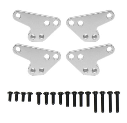 Alloy Machined Lower Shock Mount(4) Lift Kit for Traxxas 1/10 Maxx V2 w/WideMaxx