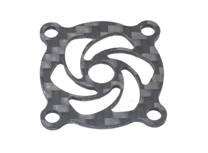Carbon Fiber Protection Cover Shield for 40x40mm Cooling Fan - Image 1