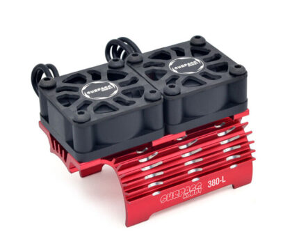Surpass Alloy Heatsink & Twin Cooling Fan for 380/390 Size Motor