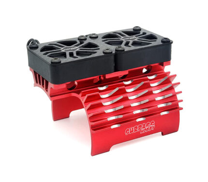 Surpass Alloy Heatsink & Twin Cooling Fan for 56mm O.D. Size Motor