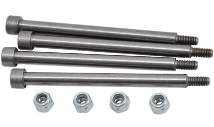 Metal Hinge Pins 4X47mm w/ Lock Nuts for Traxxas X-Maxx L=56mm