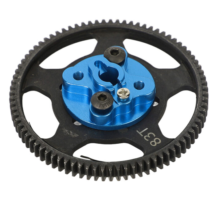HD Steel 83T Gear w/ Alloy Spur Gear Mount for Tamiya 1/10 Scale CC-02 - Image 1