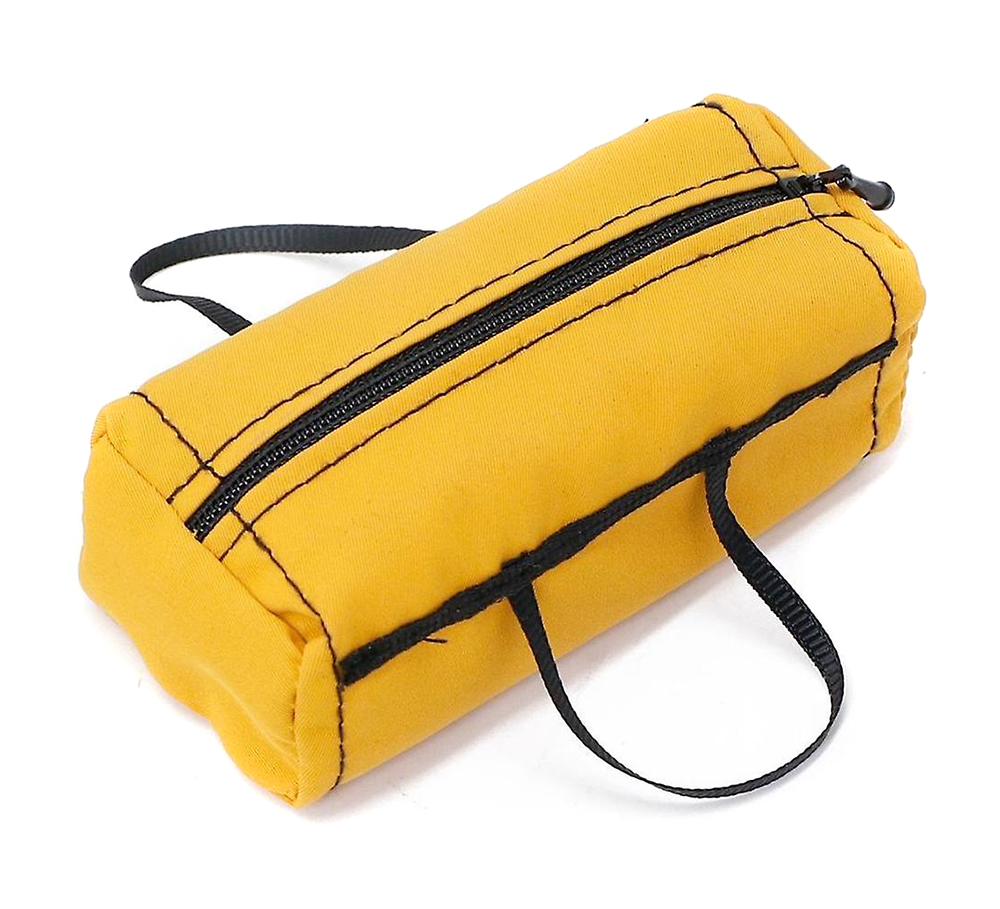 C32898YELLOW Realistic Hand Carrying Bag 90x40x30mm 1/10 Scale Display Model - Image 1