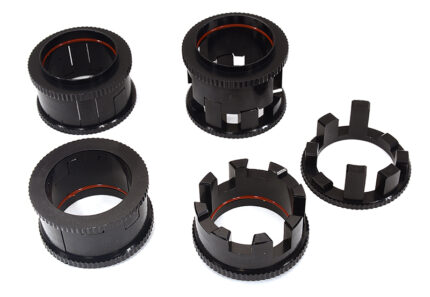Billet Machined 4-Step 15-24mm Adj Spring Spacers for Arrma 1/10 Kraton 4X4 4S