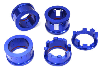 Billet Machined 4-Step 15-24mm Adj Spring Spacers for Arrma 1/10 Kraton 4X4 4S
