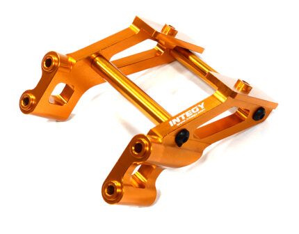 Orange Billet Machined Rear Wing Mount for Arrma 1/10 Kraton 4X4 4S V2 BLX
