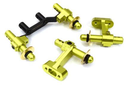 Green Front & Rear Body Mounts for Arrma Kraton 4X4 4S V2 BLX 1/10 Scale