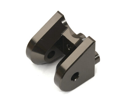 Billet Machined Grey Front Brace Mount for Arrma 1/5 Kraton & Outcast 4X4 8S BLX
