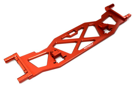 Red Billet Machined Battery Hold Down Plate for Traxxas 1/8 Scale Sledge 4WD