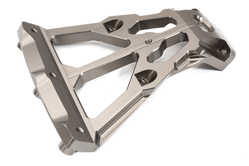 C32943GREY Machined Front Bumper Support Brace for Arrma 1/7 Limitless All-Road ARA320521 - Image 1