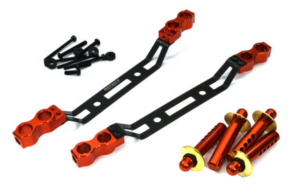 Front & Rear Body Mounts w/ Body Posts for Arrma 1/7 Infraction 6S BLX