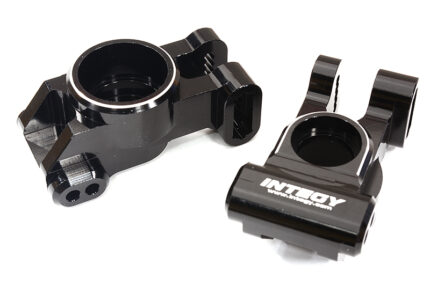 Black Billet Machined Rear Hub Carriers for Traxxas 1/8 Sledge 4WD Monster Truck