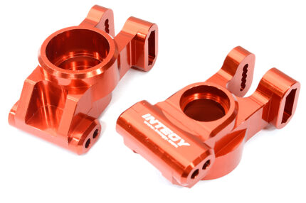 Red Billet Machined Rear Hub Carriers for Traxxas 1/8 Sledge 4WD Monster Truck