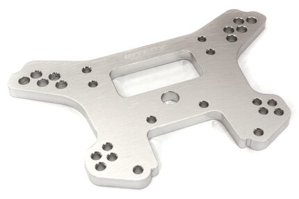 Silver Billet Machined Front Shock Tower for Traxxas 1/8 Scale Sledge 4WD
