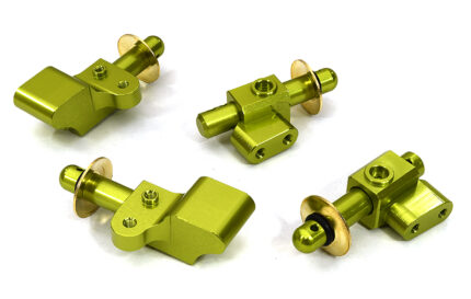 Billet Machined Green F&R Body Mounts & Posts for Arrma 1/8 Notorious 6S BLX V5