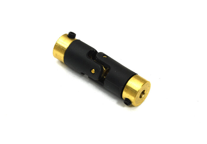 Motor Coupler Single Joint L=37mm O.D.=10mm 3.17mm to 4mm for RC Boat - Image 1