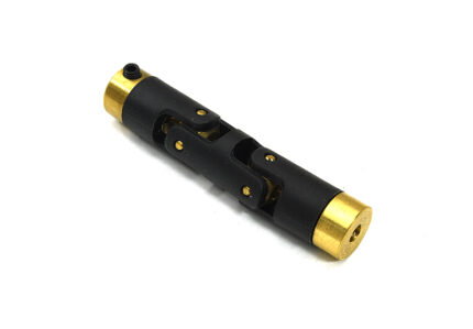 Motor Coupler Double Joint L=51mm O.D.=10mm 3.17mm to 2mm for RC Boat