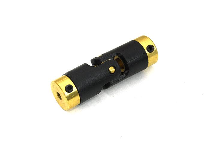 Motor Coupler Single Joint L=44mm O.D.=13mm 3.17mm to 5mm for RC Boat - Image 1