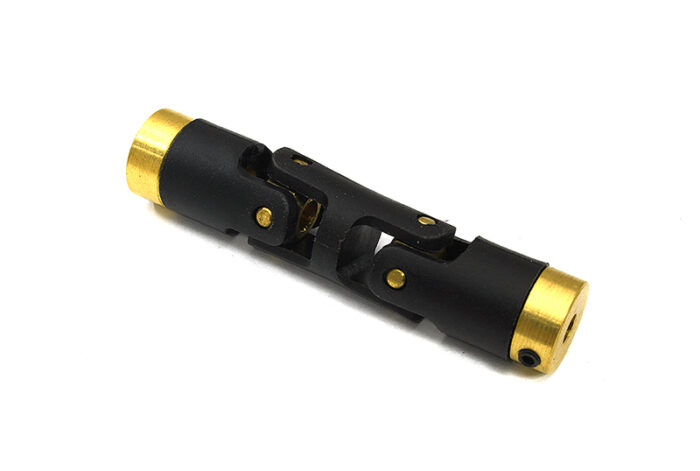 Motor Coupler Double Joint L=63mm O.D.=13mm 3.17mm to 4mm for RC Boat - Image 1