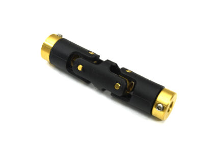 Motor Coupler Double Joint L=63mm O.D.=13mm 3.17mm to 5mm for RC Boat