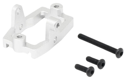 Silver Alloy Machined Servo Mount for Traxxas 1/18 Scale TRX-4M RC Crawler