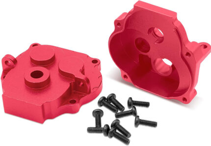 Red Alloy Machined Main Gearbox Housing for Traxxas 1/18 TRX-4M RC Crawler
