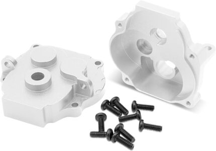 Silver Alloy Machined Main Gearbox Housing for Traxxas 1/18 TRX-4M RC Crawler