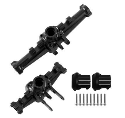 Alloy Machined F & R Axle Housings w/ Diff Covers 60g Total for Traxxas TRX-4M