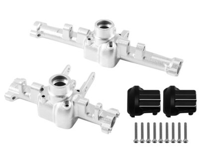 Alloy Machined F & R Axle Housings w/ Diff Covers 60g Total for Traxxas TRX-4M