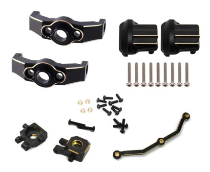 Brass Alloy Machined Conversion Kit 72g Total for Traxxas 1/18 TRX-4M Crawler