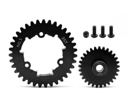 HD Steel 29T Pinion + 35T Spur Gear Set 1.5 MOD for Traxxas X-Maxx & XRT