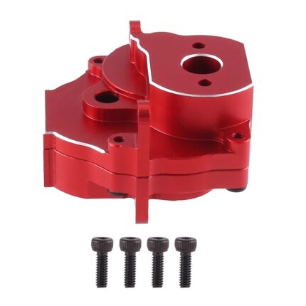 Red Alloy Machined Main Gearbox Housing for Traxxas 1/18 TRX-4M Scale Crawler