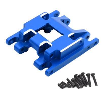 Blue Alloy Machined Center Skid Plate Upgrade for Traxxas 1/18 TRX-4M Crawler