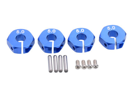 12mm Hex Wheel (4) Hub 5mm Thick for 1/10 Traxxas, Axial, Tamiya, Drift & TC